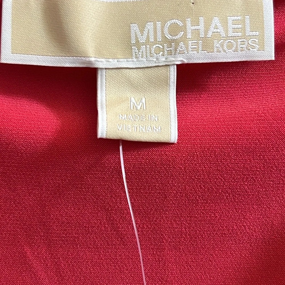 Michael Kors Halter Strap Long Sleeve Mini Dress Size Medium - Picture 8 of 8